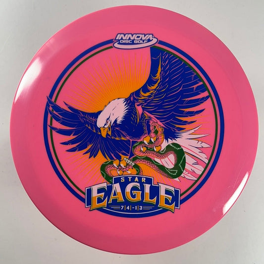 Innova Champion Discs Eagle | InnVision Star | Pink/Blue 167g Disc Golf