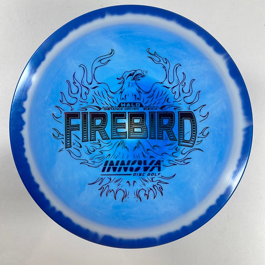Innova Champion Discs Firebird | Halo | Blue/Rainbow 173g Disc Golf