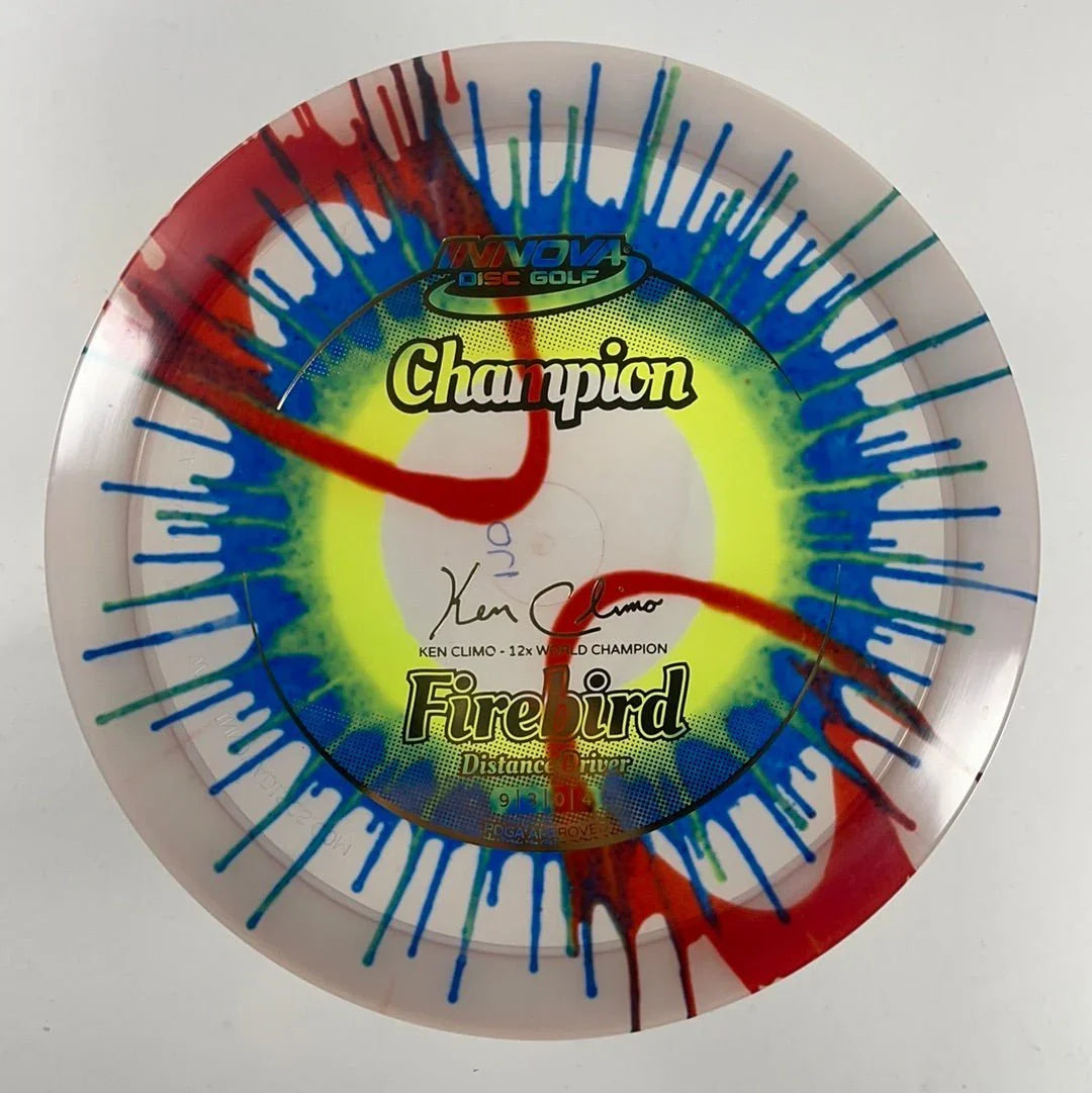 Innova Champion Discs Firebird | Champion I - Dye | Blue/Gold 170g Disc Golf