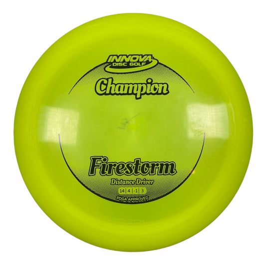 Innova Champion Discs Firestorm | Champion | Yellow/Purple 175g Disc Golf
