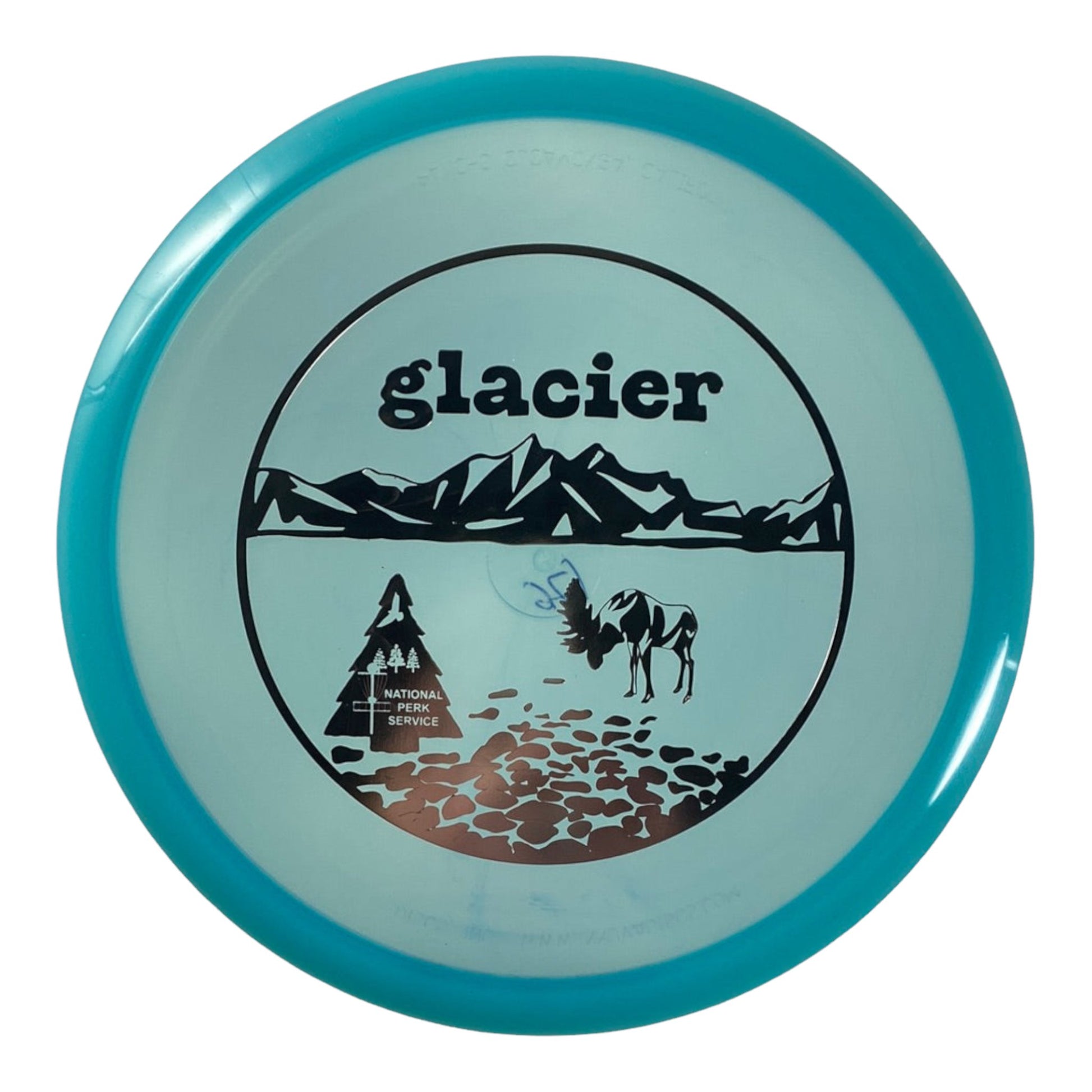 Innova Champion Discs Glacier - Roc3 | Champion | Blue/Silver 176g (First Run) 37/50 Disc Golf