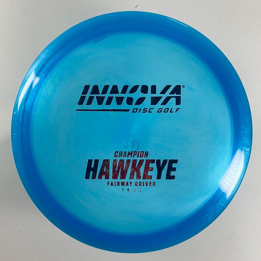 Innova Champion Discs Hawkeye | Champion | Blue/Rose 172g Disc Golf