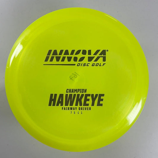 Innova Champion Discs Hawkeye | Champion | Yellow/Gold 167g Disc Golf
