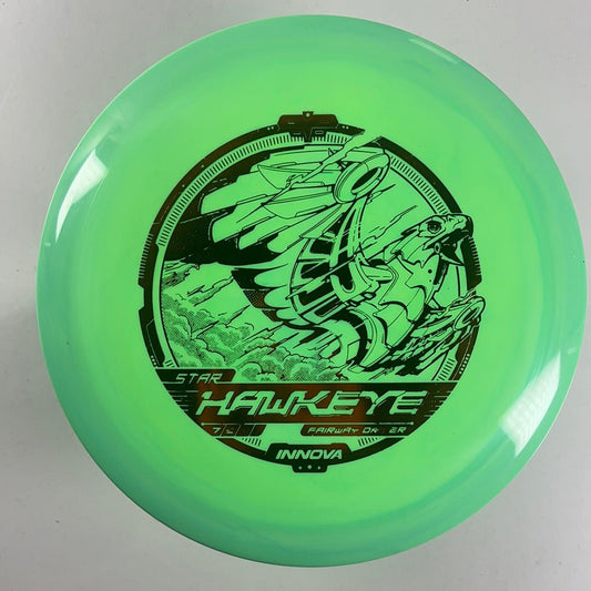 Innova Champion Discs Hawkeye | Star | Green/Bronze 171g Disc Golf