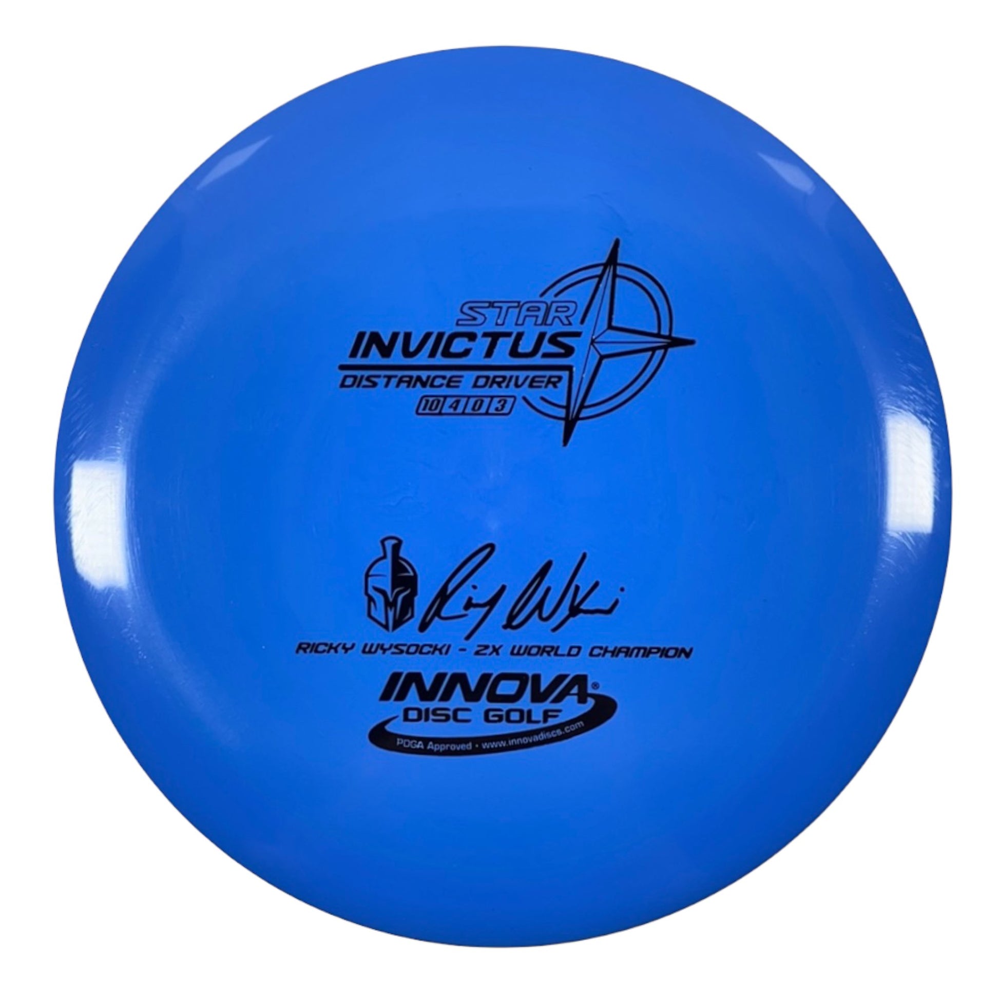 Innova Champion Discs Invictus | Star | Blue/Black 173g-174g (Ricky Wysocki) Disc Golf