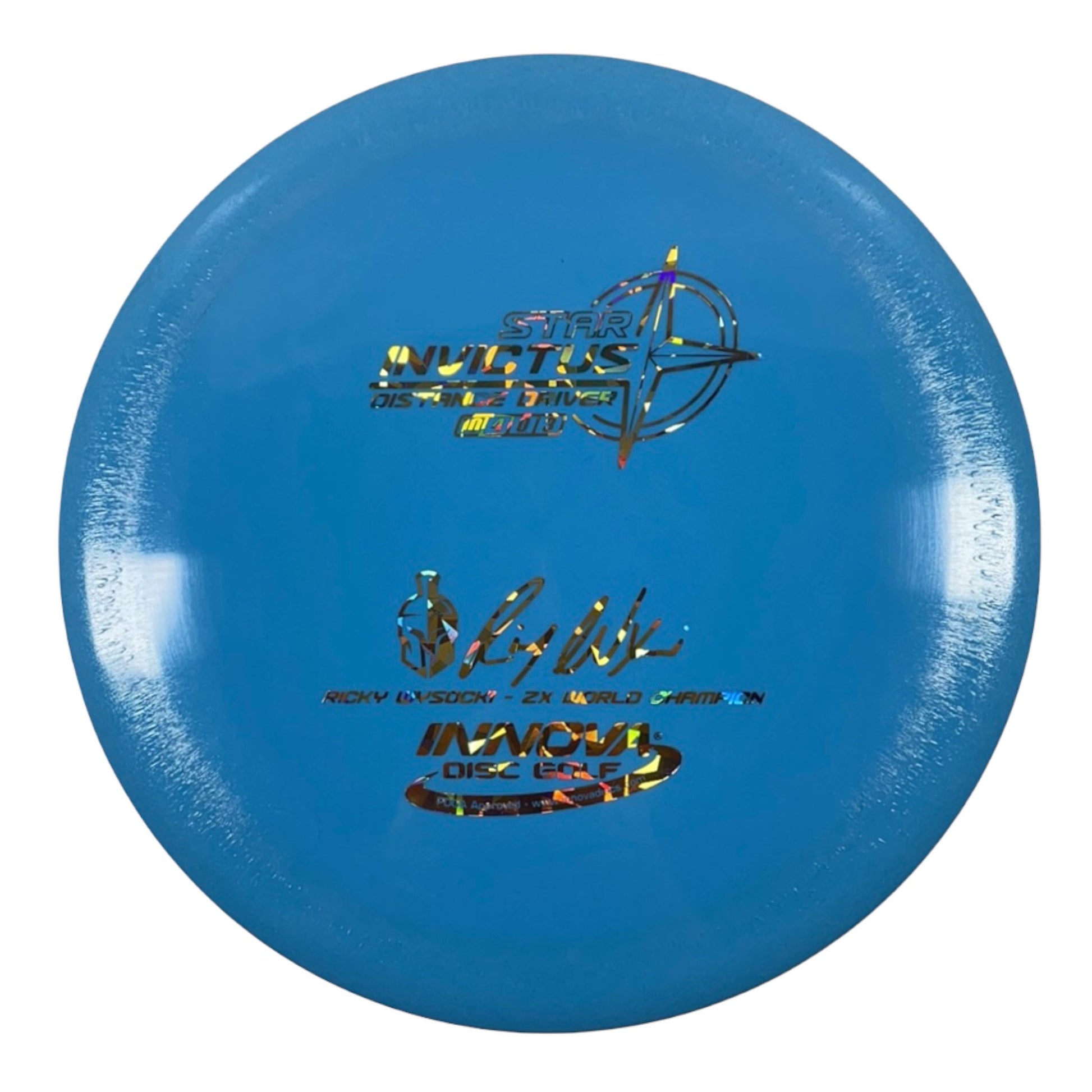 Innova Champion Discs Invictus | Star | Blue/Gold 167g-169g (Ricky Wysocki) Disc Golf