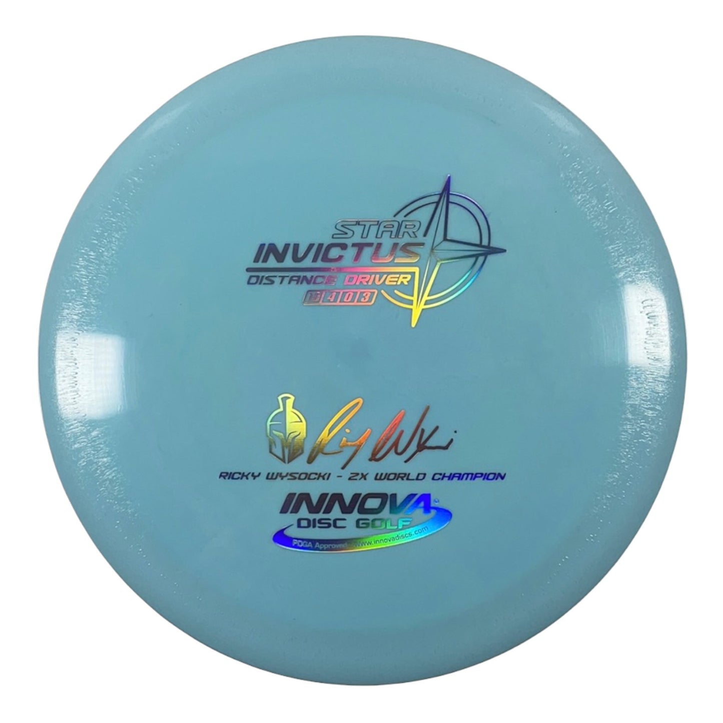 Innova Champion Discs Invictus | Star | Blue/Silver 167g-169g (Ricky Wysocki) Disc Golf
