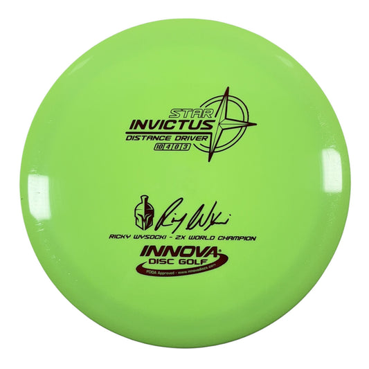 Innova Champion Discs Invictus | Star | Green/Red 172g (Ricky Wysocki) Disc Golf
