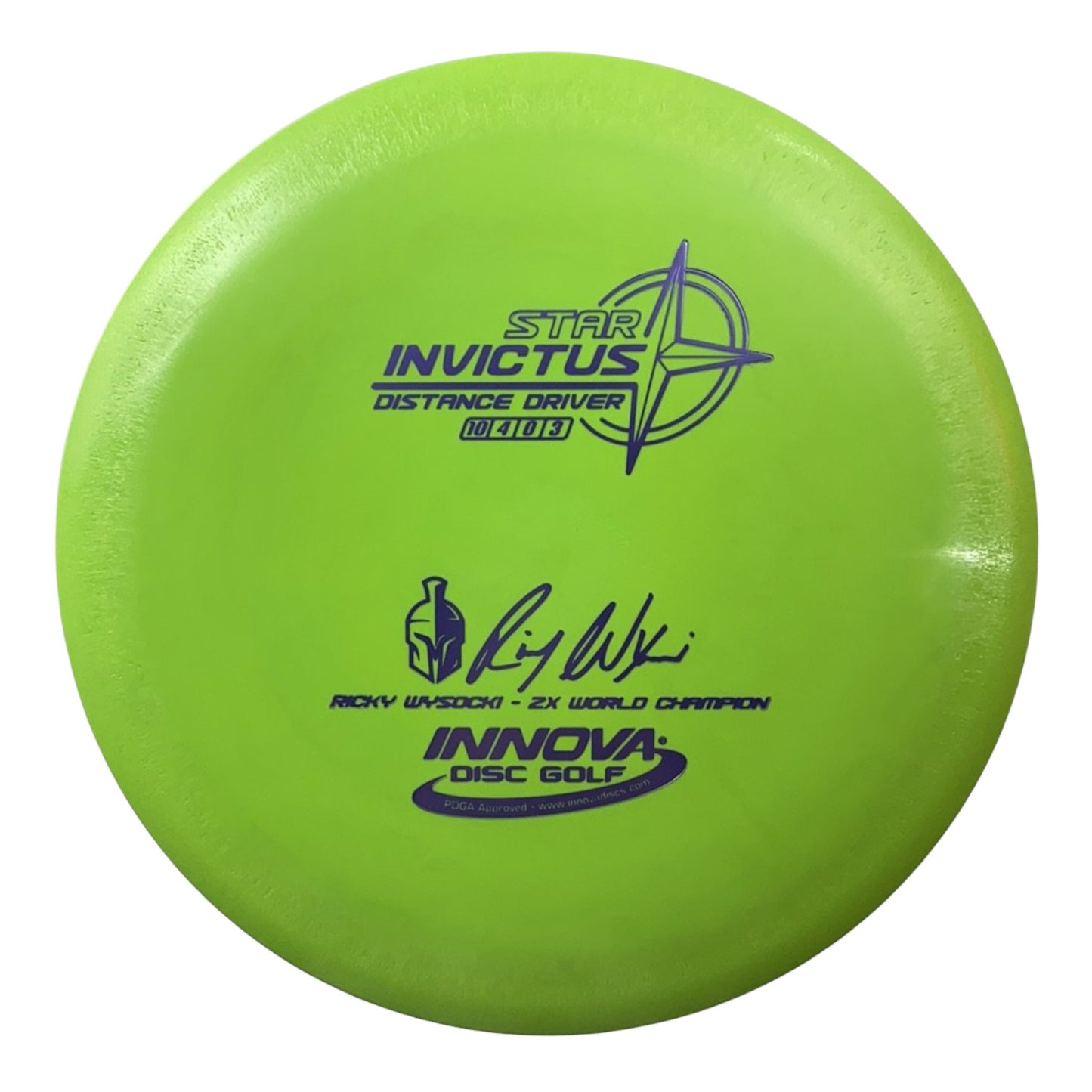 Innova Champion Discs Invictus | Star | Green/Silver 172g (Ricky Wysocki) Disc Golf