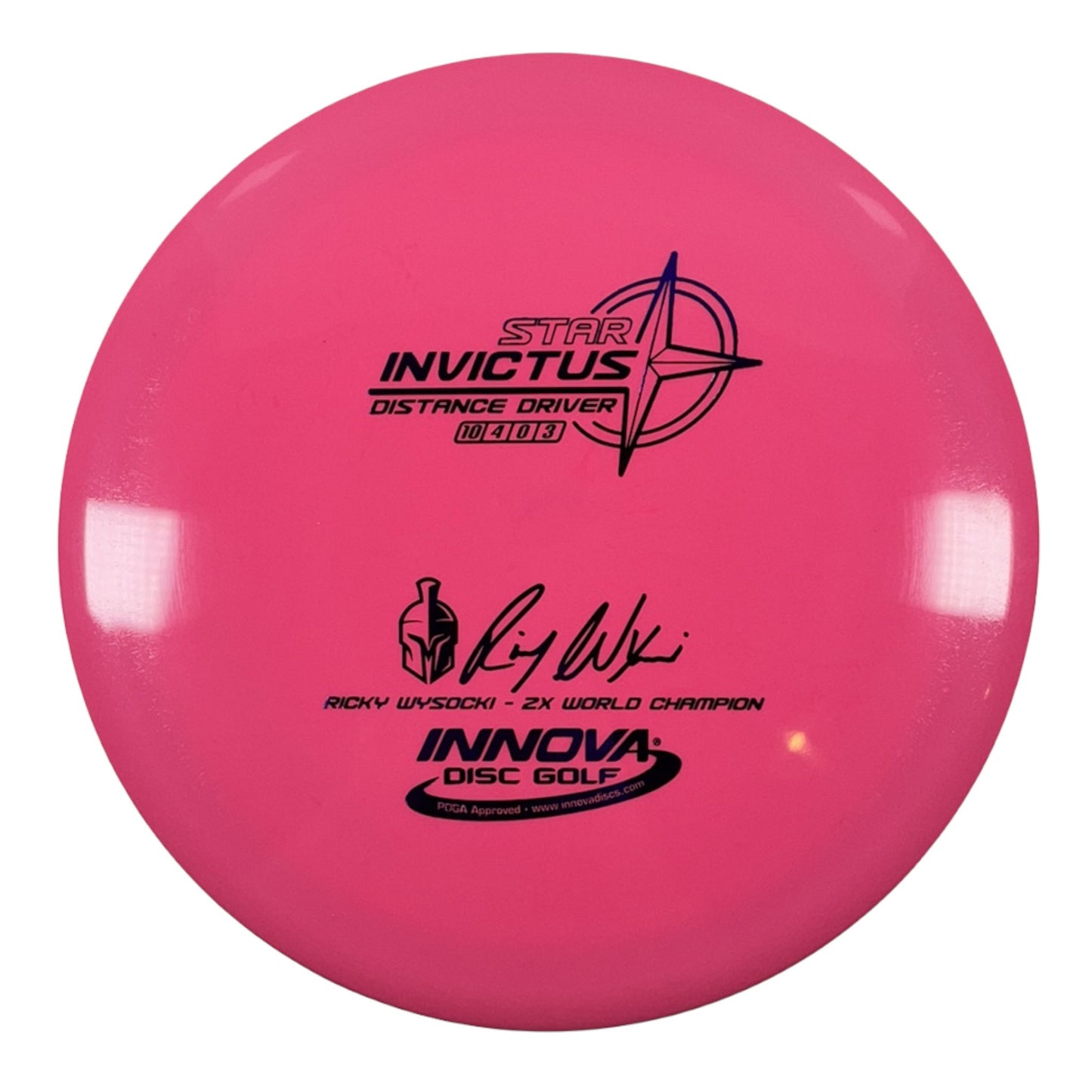 Innova Champion Discs Invictus | Star | Pink/Blue 173g-174g (Ricky Wysocki) Disc Golf