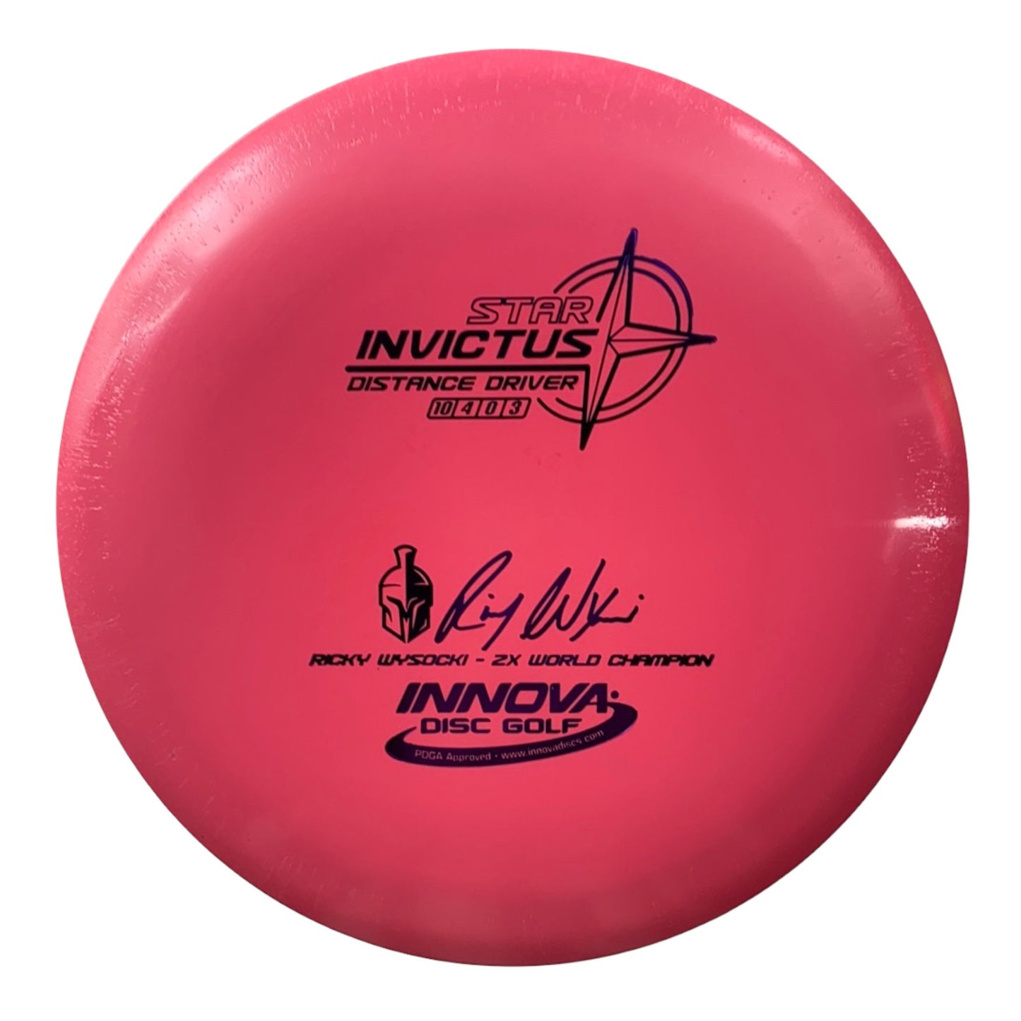 Innova Champion Discs Invictus | Star | Pink/Purple 175g (Ricky Wysocki) Disc Golf