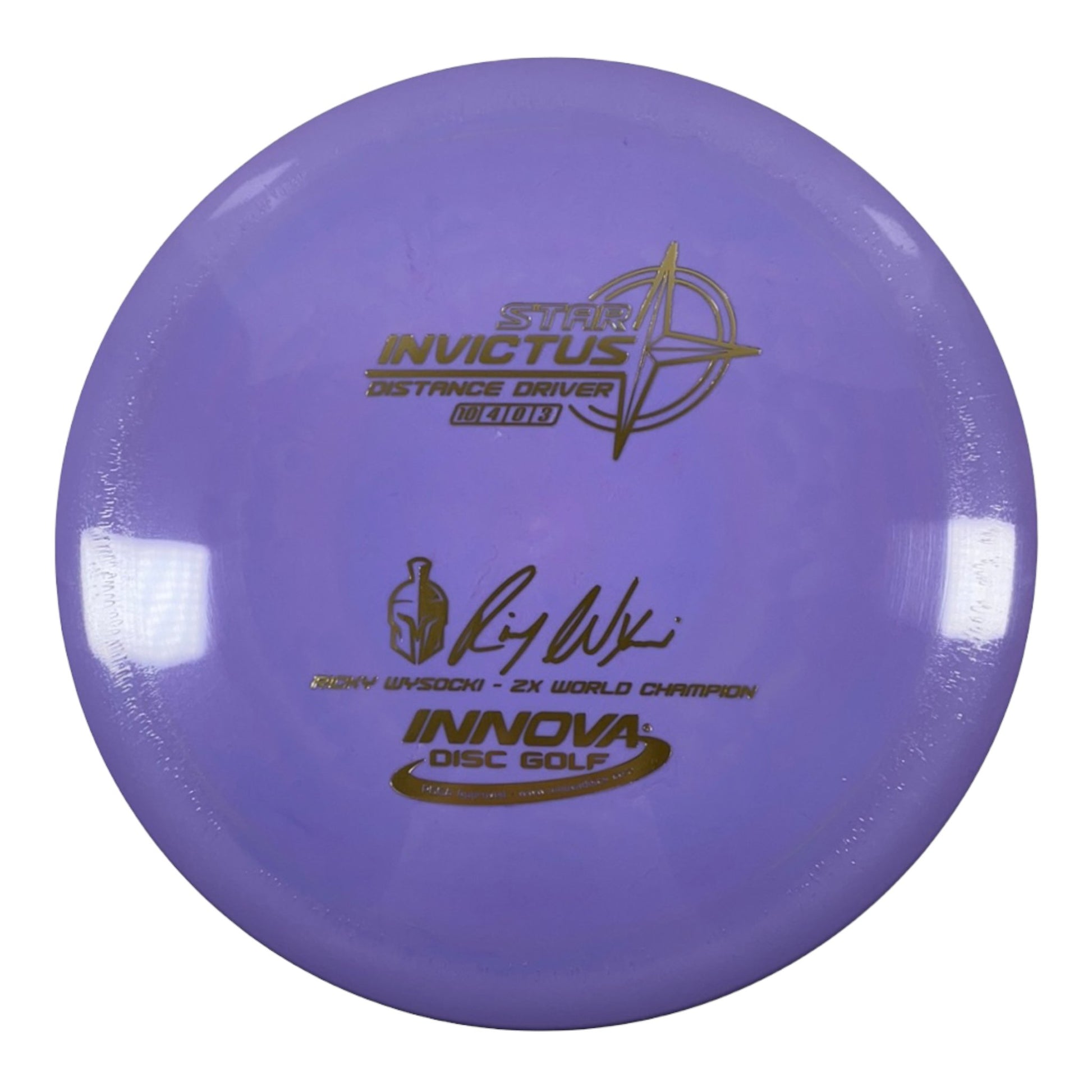 Innova Champion Discs Invictus | Star | Purple/Gold 171g (Ricky Wysocki) Disc Golf