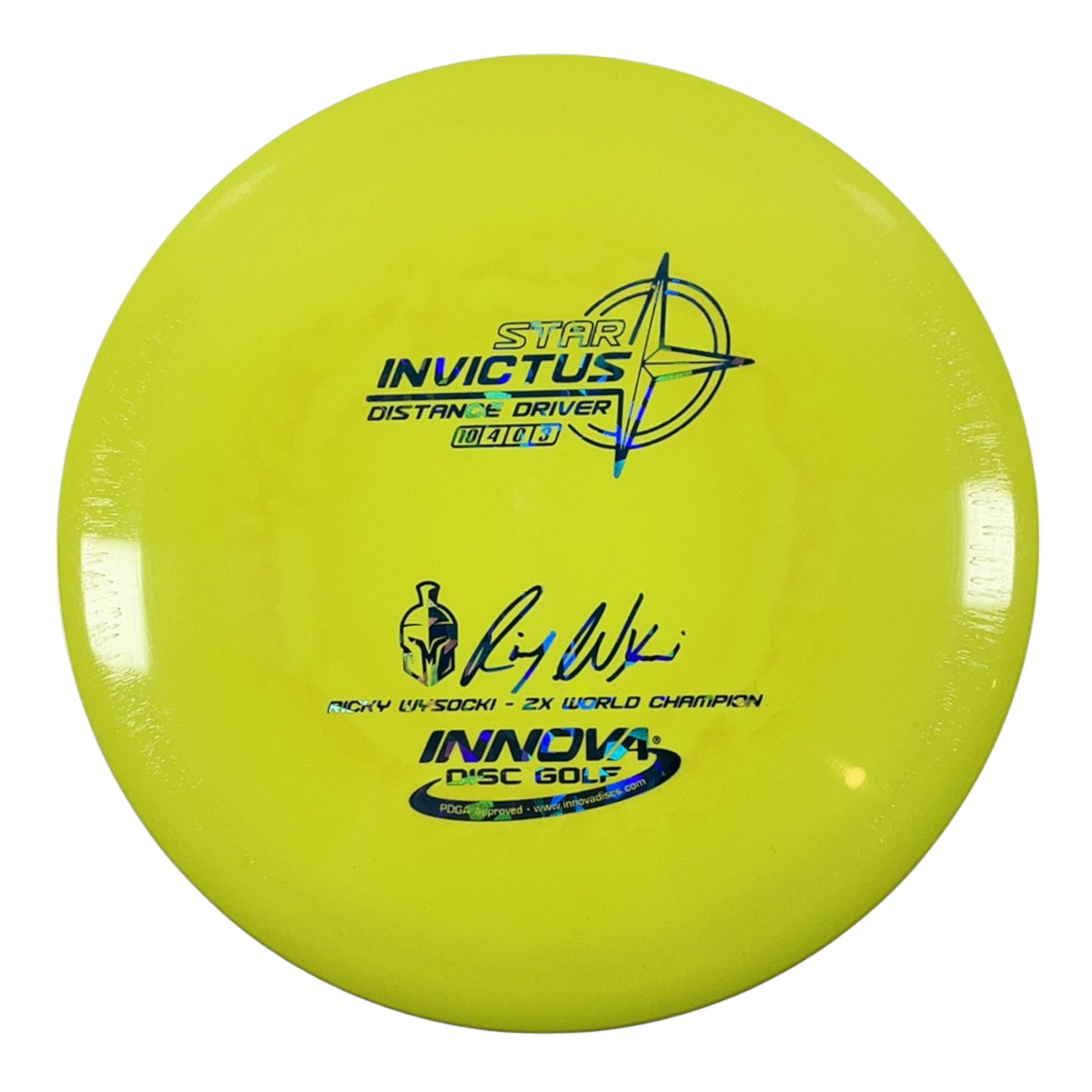 Innova Champion Discs Invictus | Star | Yellow/Blue 171g (Ricky Wysocki) Disc Golf