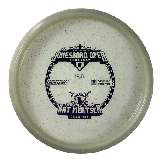 Innova Champion Discs Jay | Metal Flake Champion Color Glow | White/Purple 180g (Kat Mertsch) Disc Golf