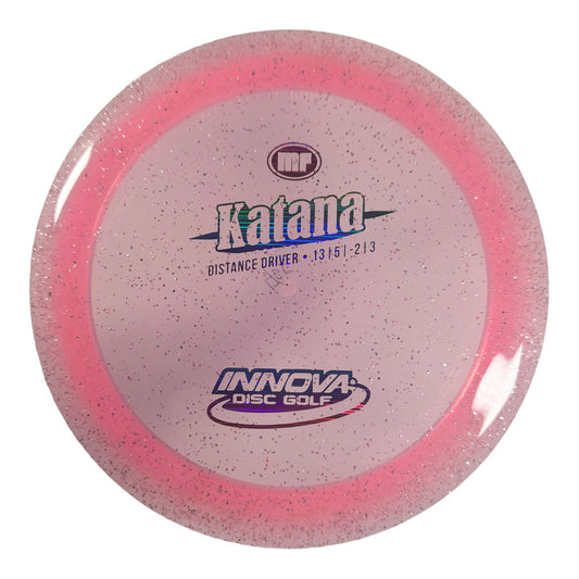 Innova Champion Discs Katana | Metal Flake | Pink/Rainbow 173g Disc Golf