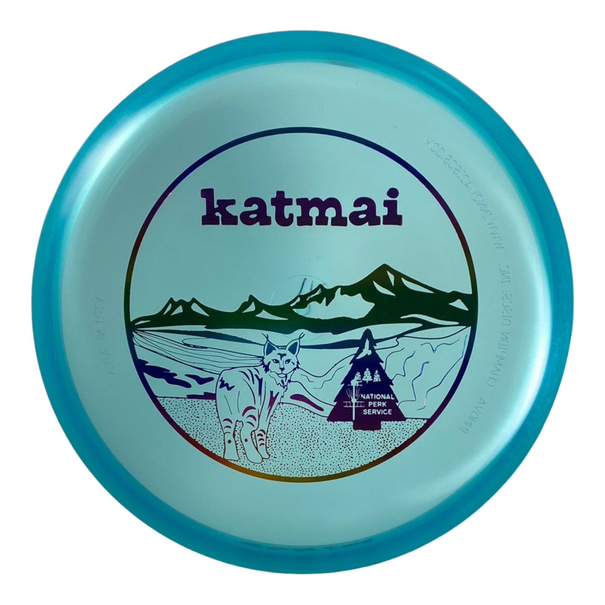 Innova Champion Discs Katmai - Aviar | Champion | Blue/Rainbow 171g (First Run) 35/50 Disc Golf