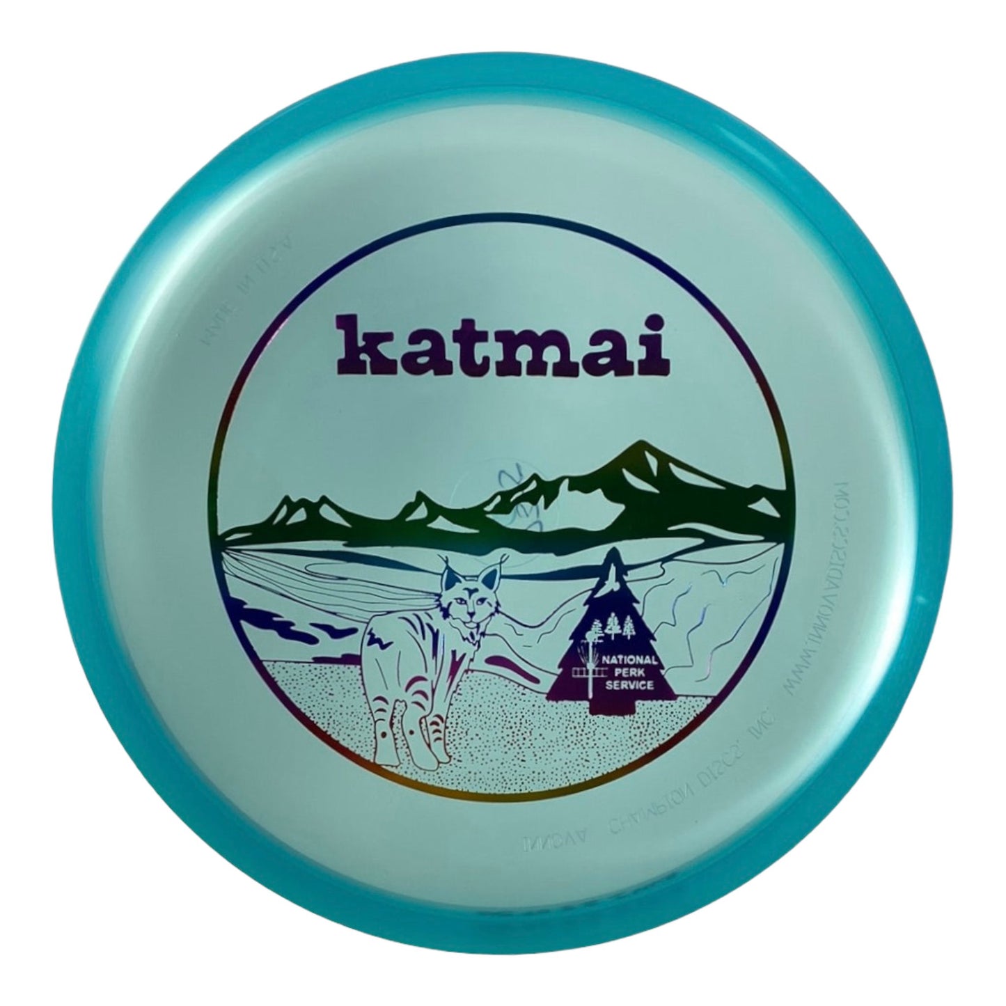 Innova Champion Discs Katmai - Aviar | Champion | Blue/Rainbow 175g (First Run) 28/50 Disc Golf