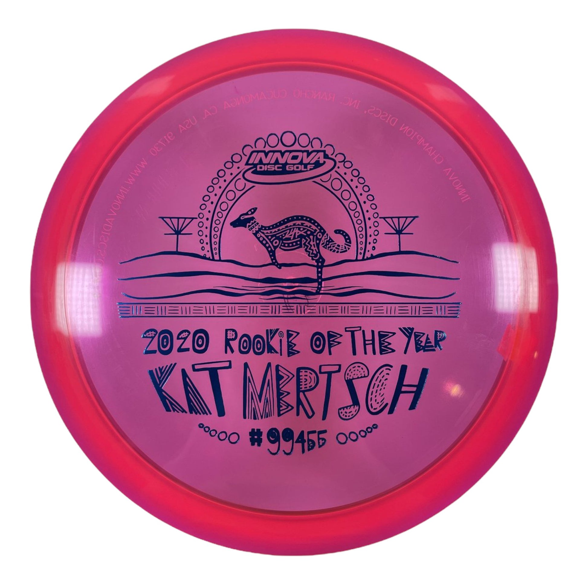 Innova Champion Discs Leopard | Champion | Pink/Blue 167g (Kat Mertsch) Disc Golf