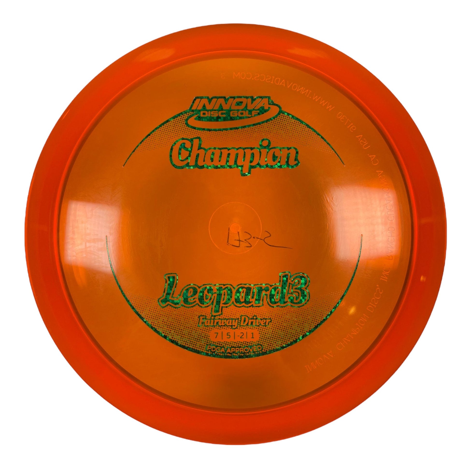 Innova Champion Discs Leopard3 | Champion | Orange/Green 175g Disc Golf