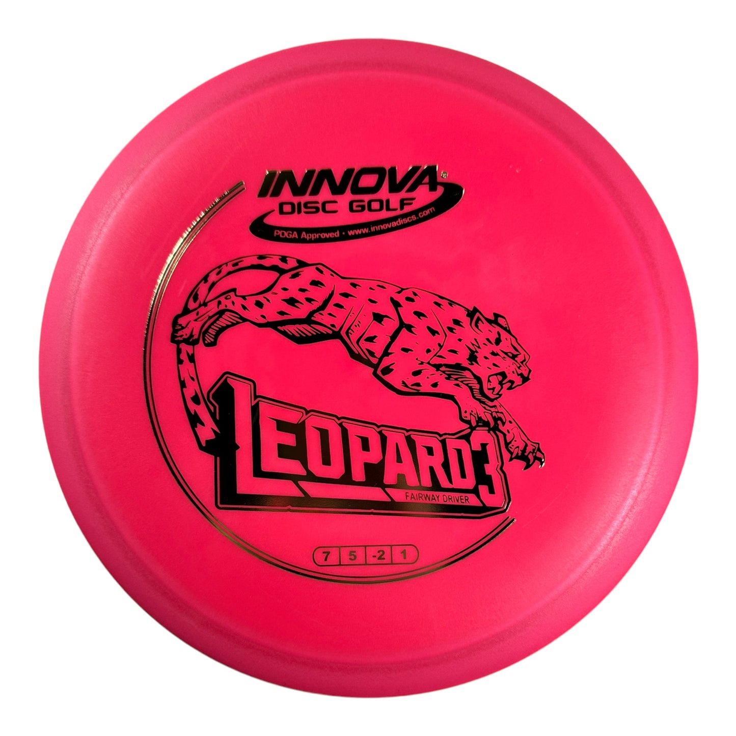 Innova Champion Discs Leopard3 | DX | Pink/Gold 166g Disc Golf