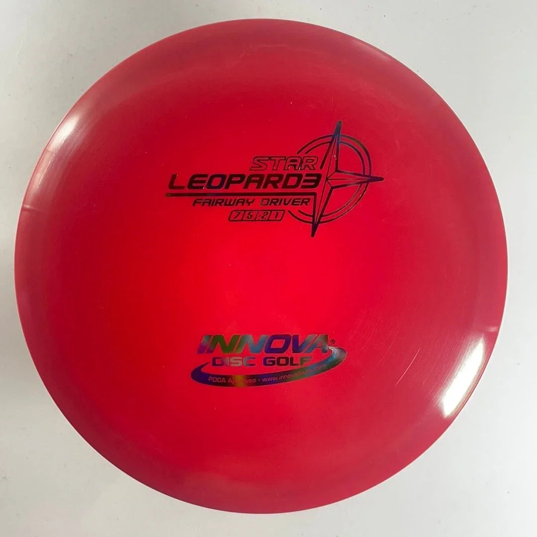 Innova Champion Discs Leopard3 | Star | Red/Rainbow 167 - 173g Disc Golf