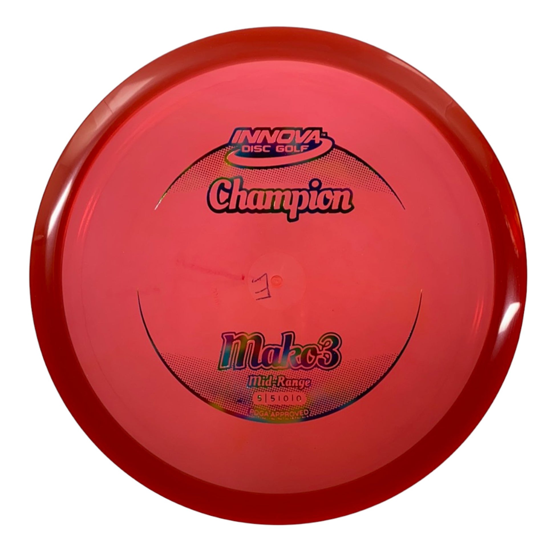 Innova Champion Discs Mako3 | Champion | Red/Rainbow 177g Disc Golf