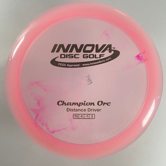 Innova Champion Discs Orc | Champion | Pink/Gold 175g Disc Golf