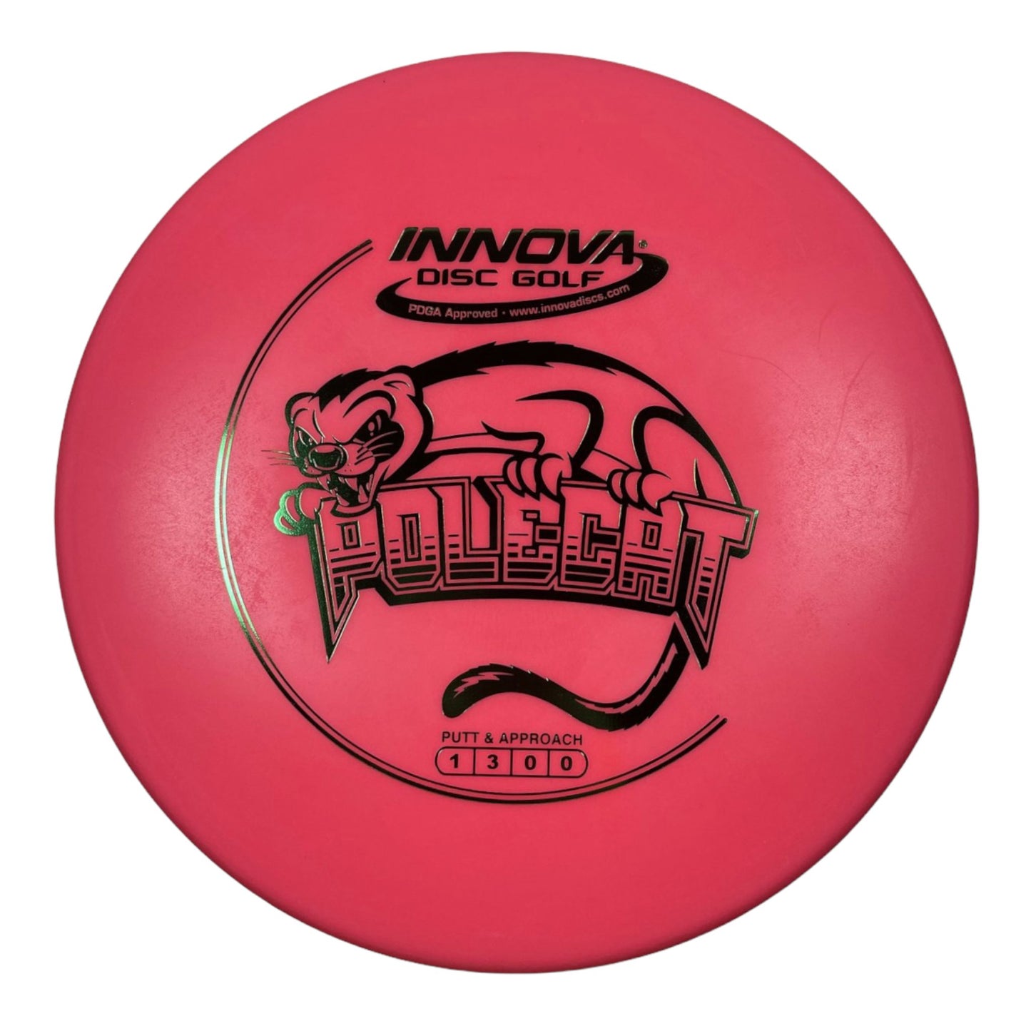 Innova Champion Discs Polecat | DX | Pink/Green 167-168g Disc Golf