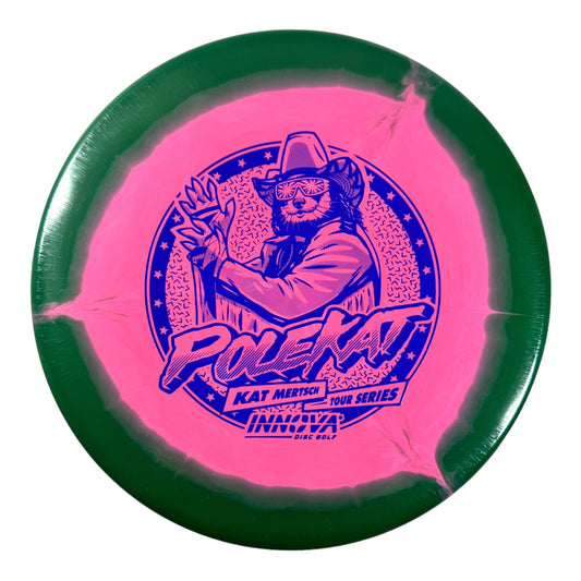 Innova Champion Discs Polecat | Halo | Pink/Green/Blue 173g (Kat Mertsch) Disc Golf