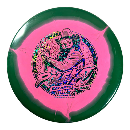 Innova Champion Discs Polecat | Halo | Pink/Green/Blue Holo 173g (Kat Mertsch) Disc Golf