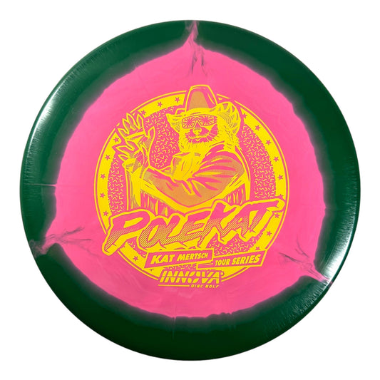 Innova Champion Discs Polecat | Halo | Pink/Green/Yellow 173g (Kat Mertsch) Disc Golf