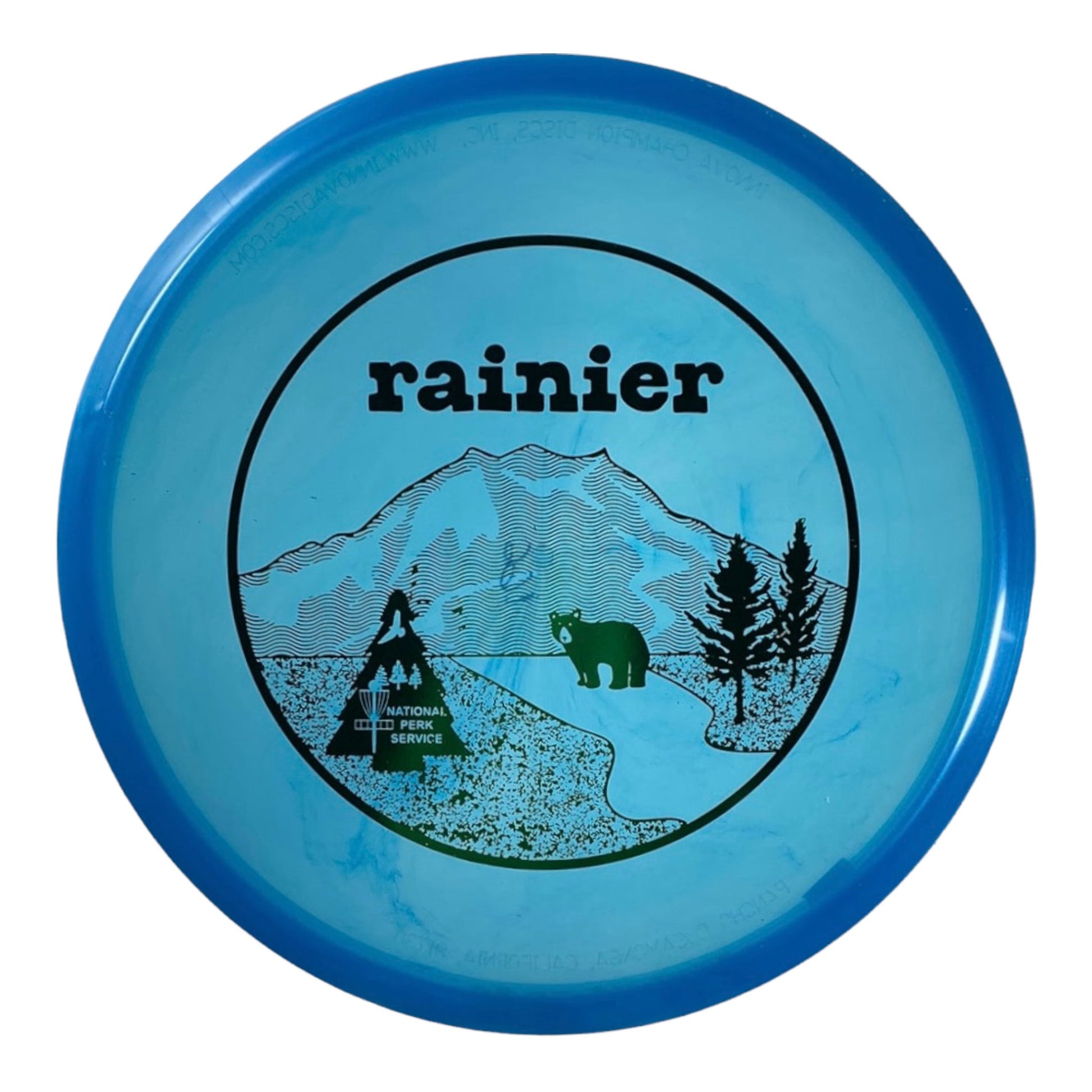 Innova Champion Discs Rainier - Invader | Luster | Blue/Green 166g (First Run) 43/50 Disc Golf