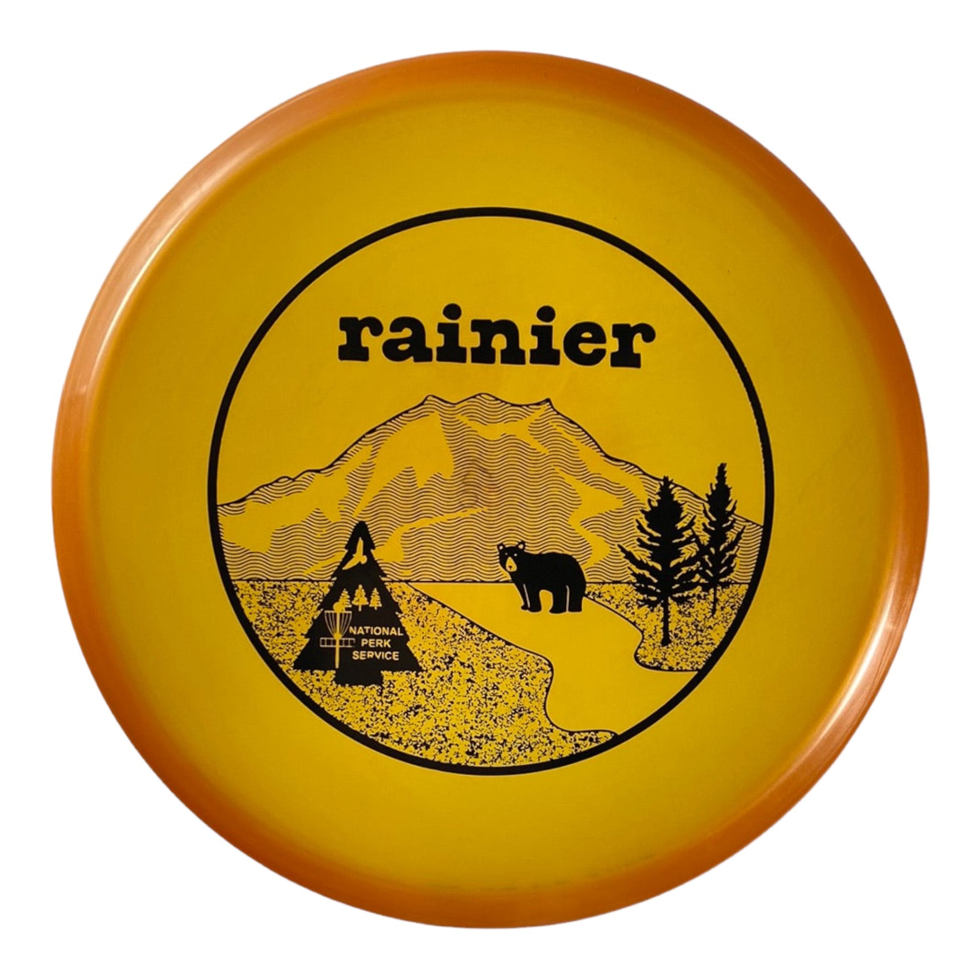 Innova Champion Discs Rainier - Invader | Luster | Orange/Black 170g (First Run) 34/50 Disc Golf