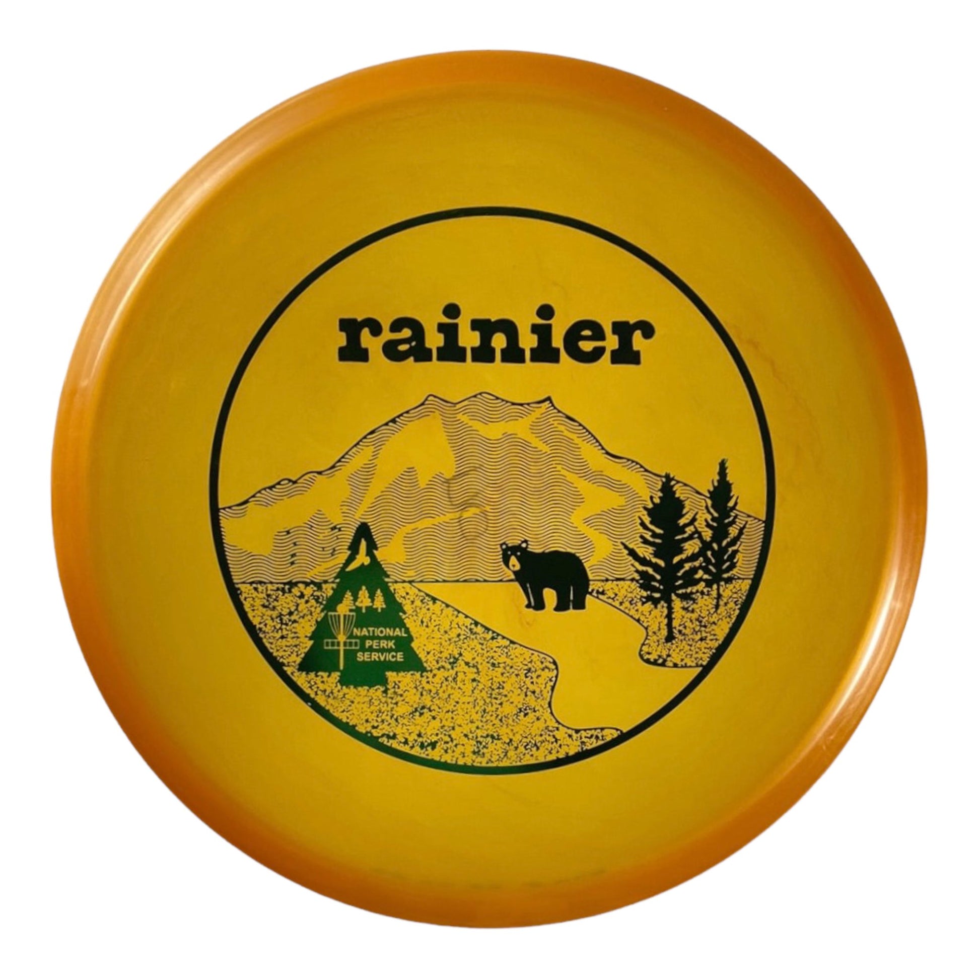 Innova Champion Discs Rainier - Invader | Luster | Orange/Green 170g (First Run) 32/50 Disc Golf