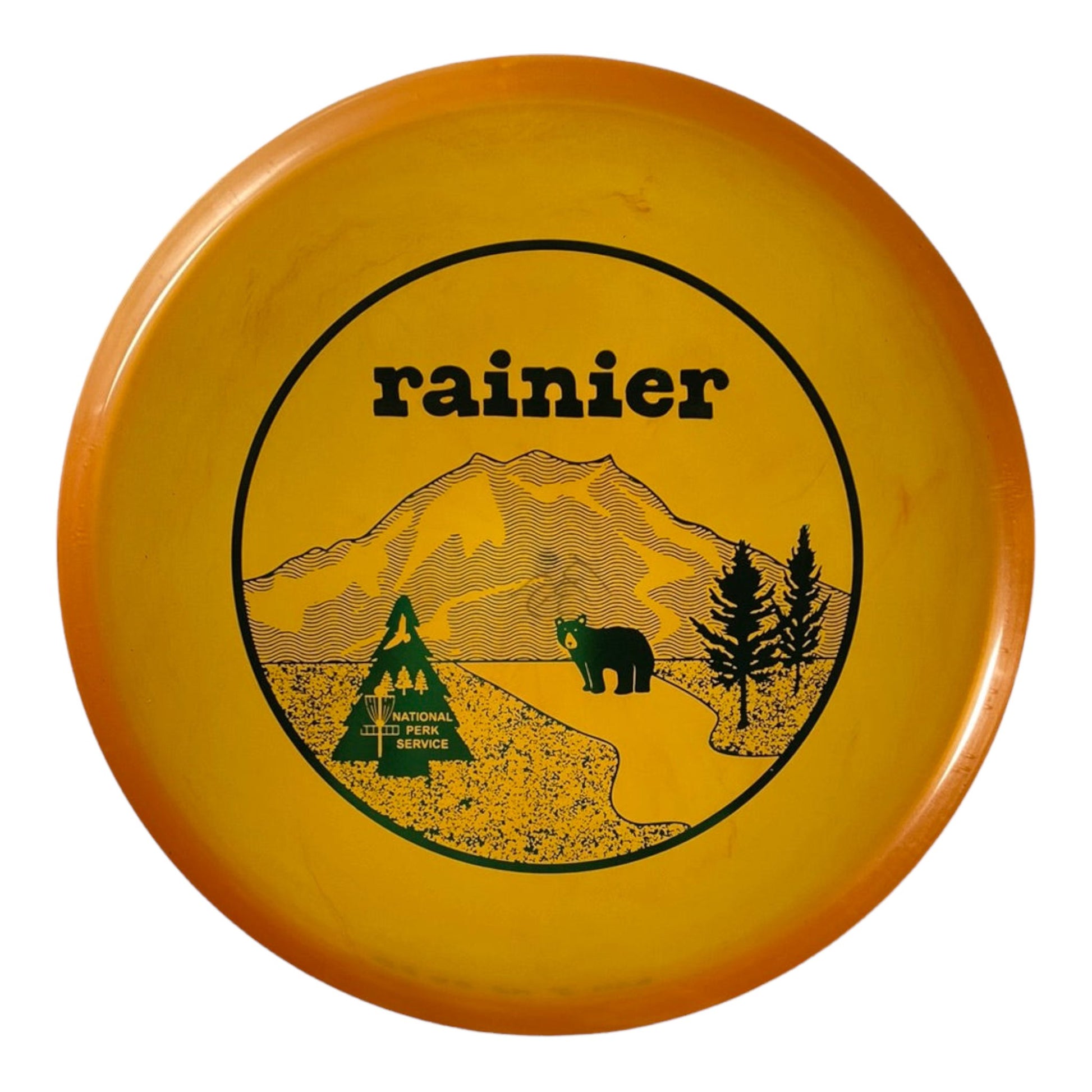 Innova Champion Discs Rainier - Invader | Luster | Orange/Green 175g (First Run) 48/50 Disc Golf