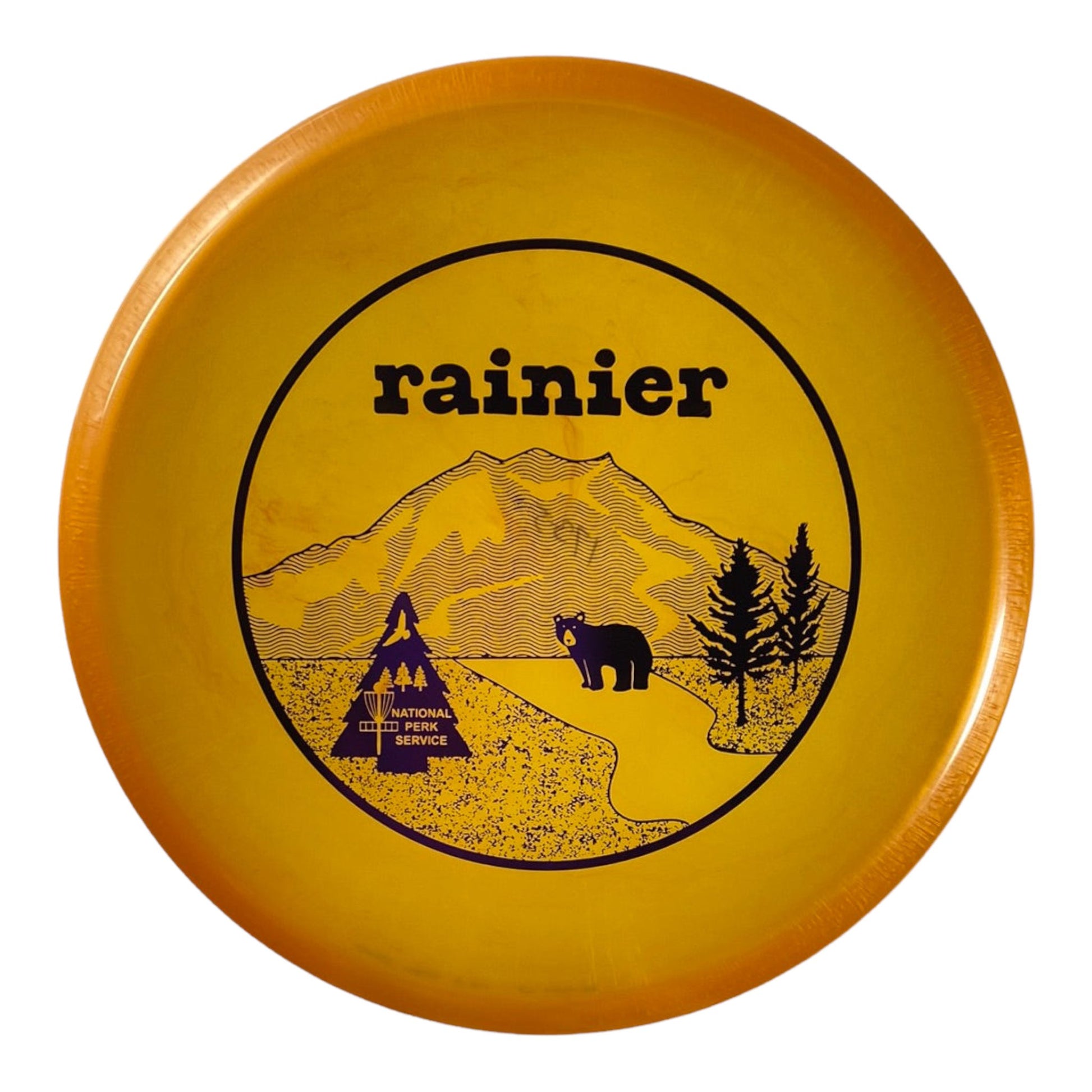 Innova Champion Discs Rainier - Invader | Luster | Orange/Purple 175g (First Run) 47/50 Disc Golf