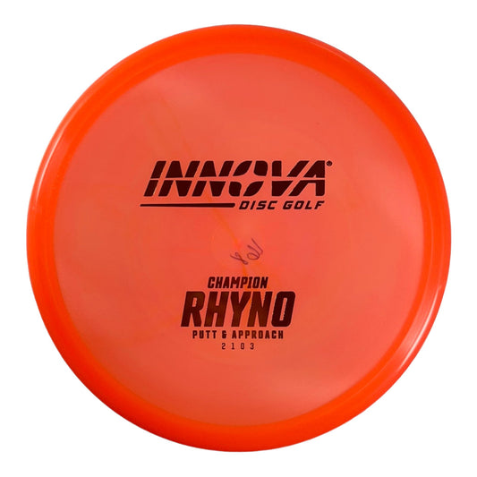 Innova Champion Discs Rhyno | Champion | Orange/Bronze 168g Disc Golf