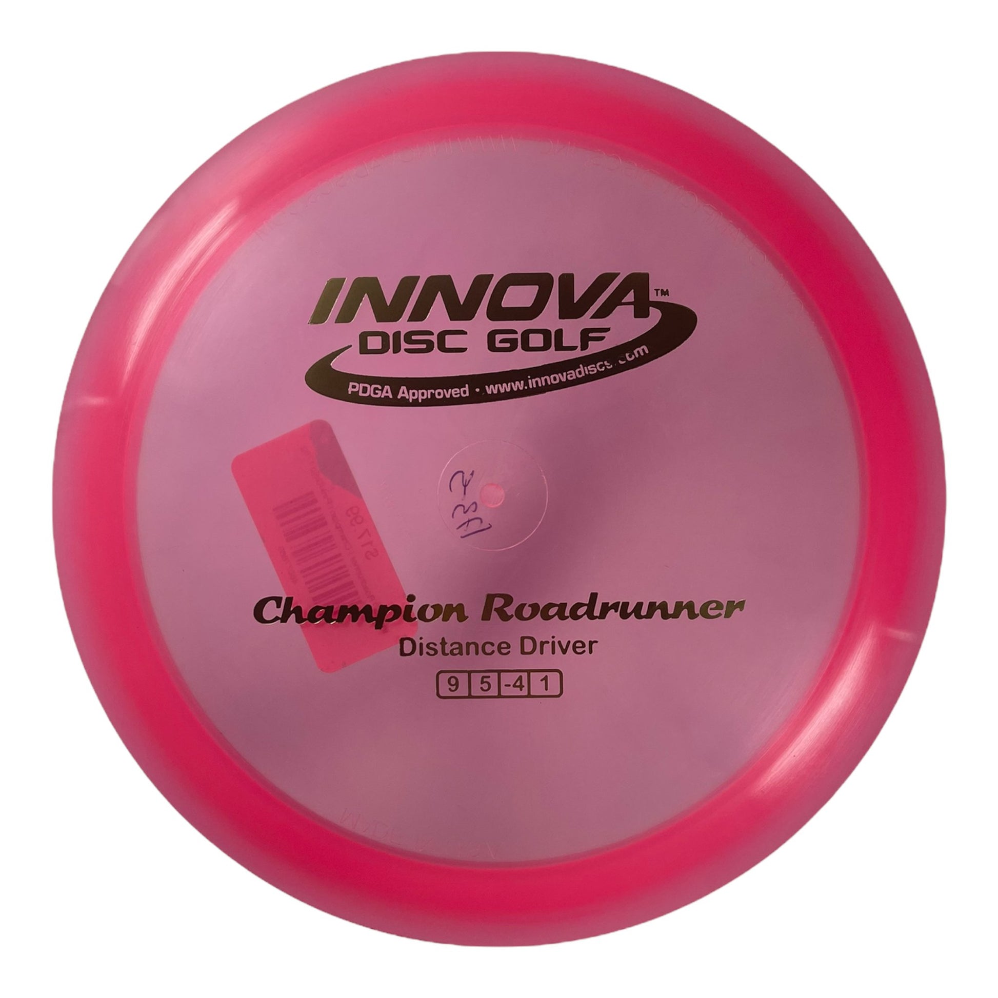 Innova Champion Discs Roadrunner | Champion | Pink/Gold 175g Disc Golf