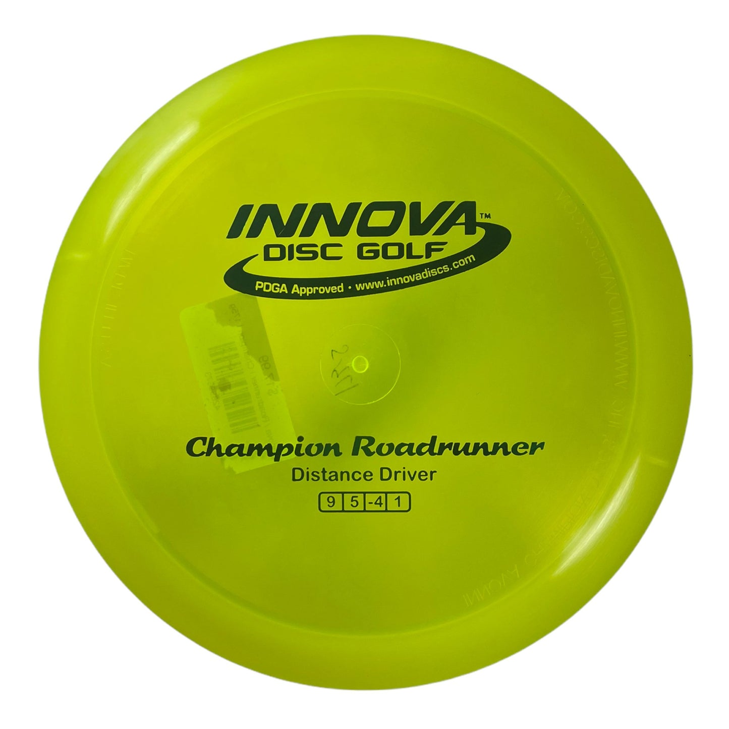 Innova Champion Discs Roadrunner | Champion | Yellow/Green 175g Disc Golf