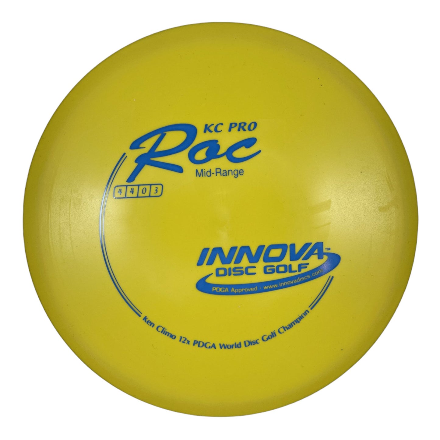 Innova Champion Discs Roc | KC Pro | Yellow/Blue 169g Disc Golf