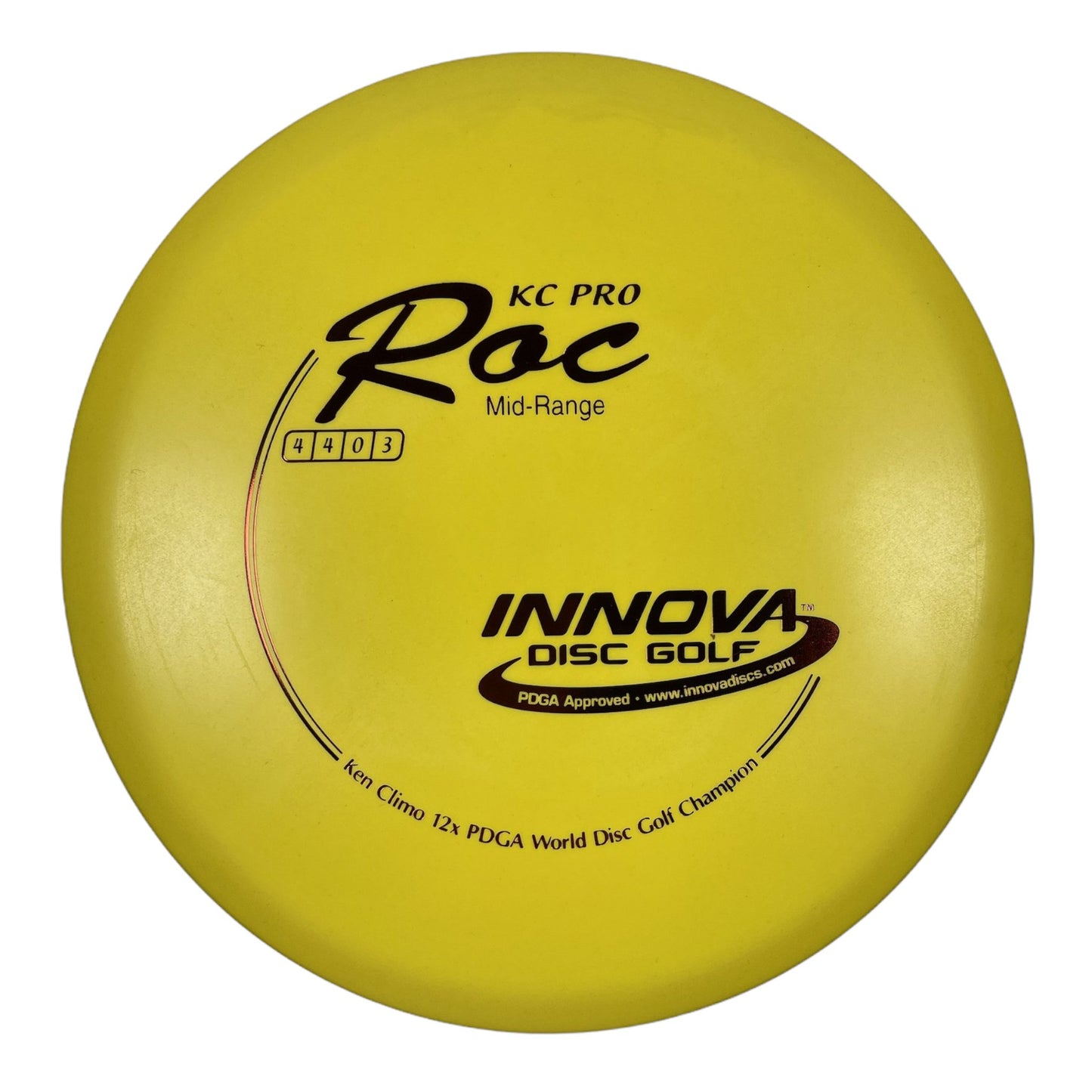 Innova Champion Discs Roc | KC Pro | Yellow/Red 149g Disc Golf