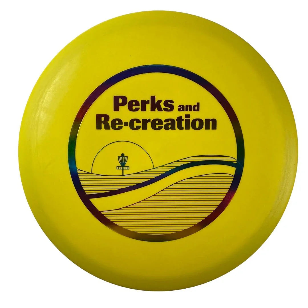 Innova Champion Discs Roc | DX | Yellow/Rainbow 150g (Perks Logo) Disc Golf