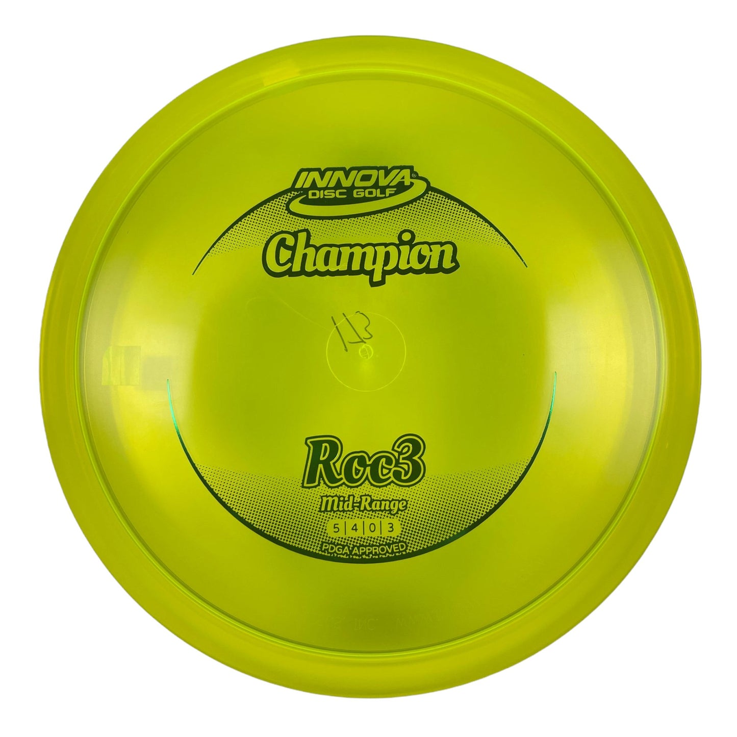 Innova Champion Discs Roc3 | Champion | Yellow/Green 172-173g Disc Golf