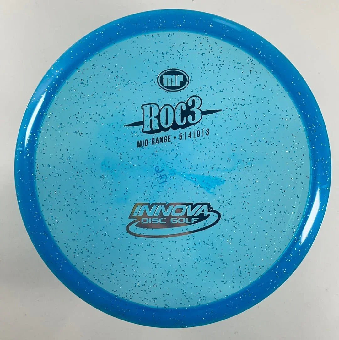 Innova Champion Discs Roc3 | Metal Flake | Blue/Silver 176g Disc Golf