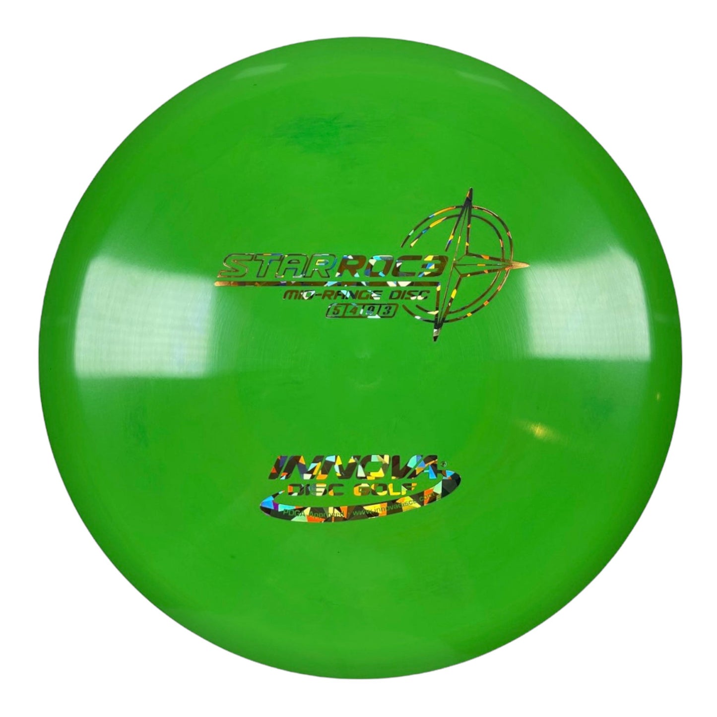 Innova Champion Discs Roc3 | Star | Green/Gold 176-177g Disc Golf