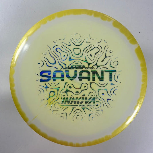 Innova Champion Discs Savant | Halo | Yellow/Blue 173g Disc Golf