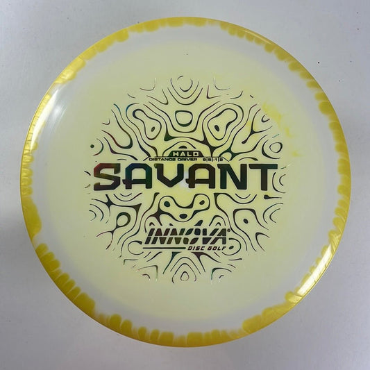 Innova Champion Discs Savant | Halo | Yellow/Rainbow 173g Disc Golf