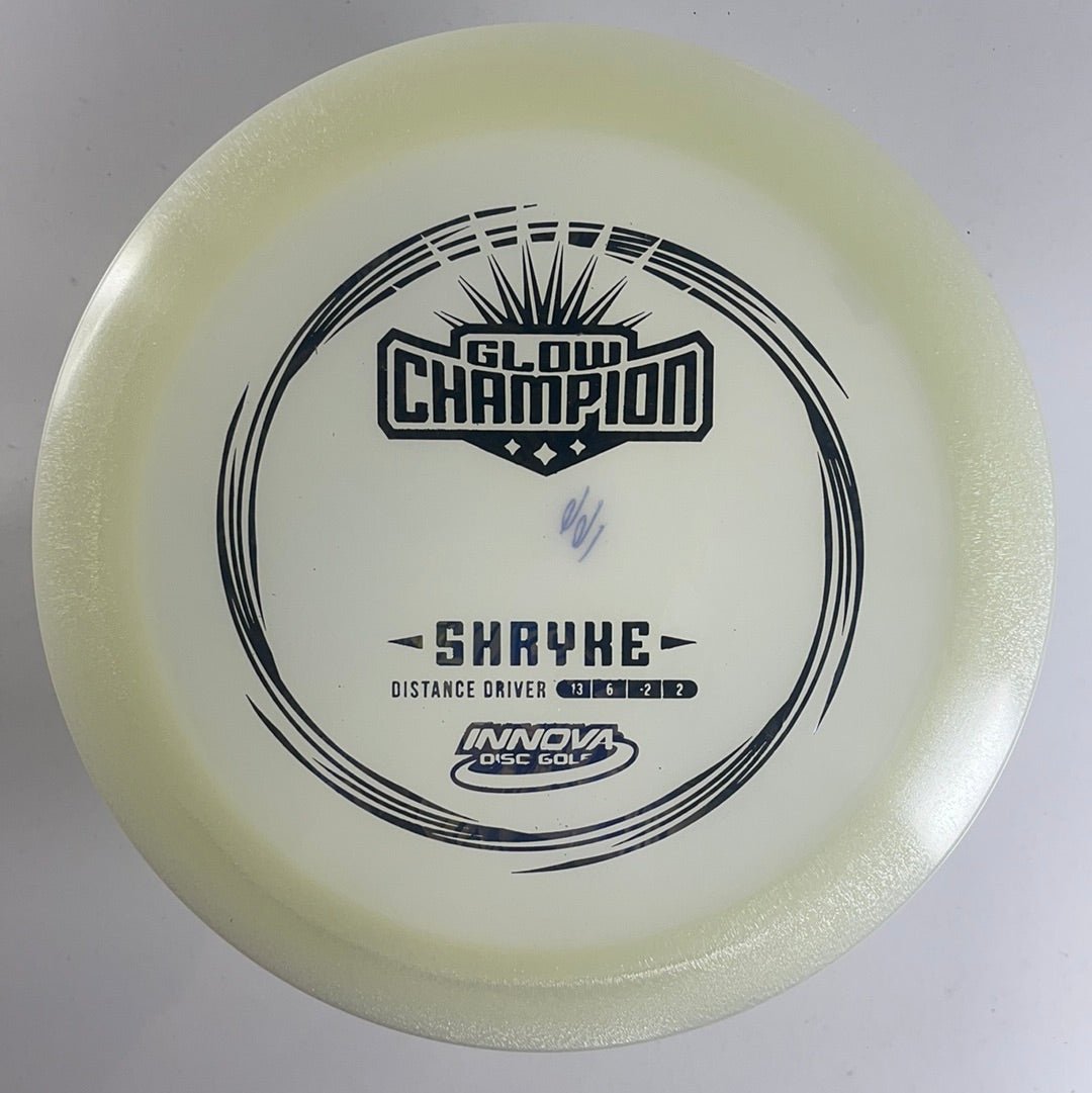 Innova Champion Discs Shryke | Champion Glow | Glow/Blue 166g Disc Golf