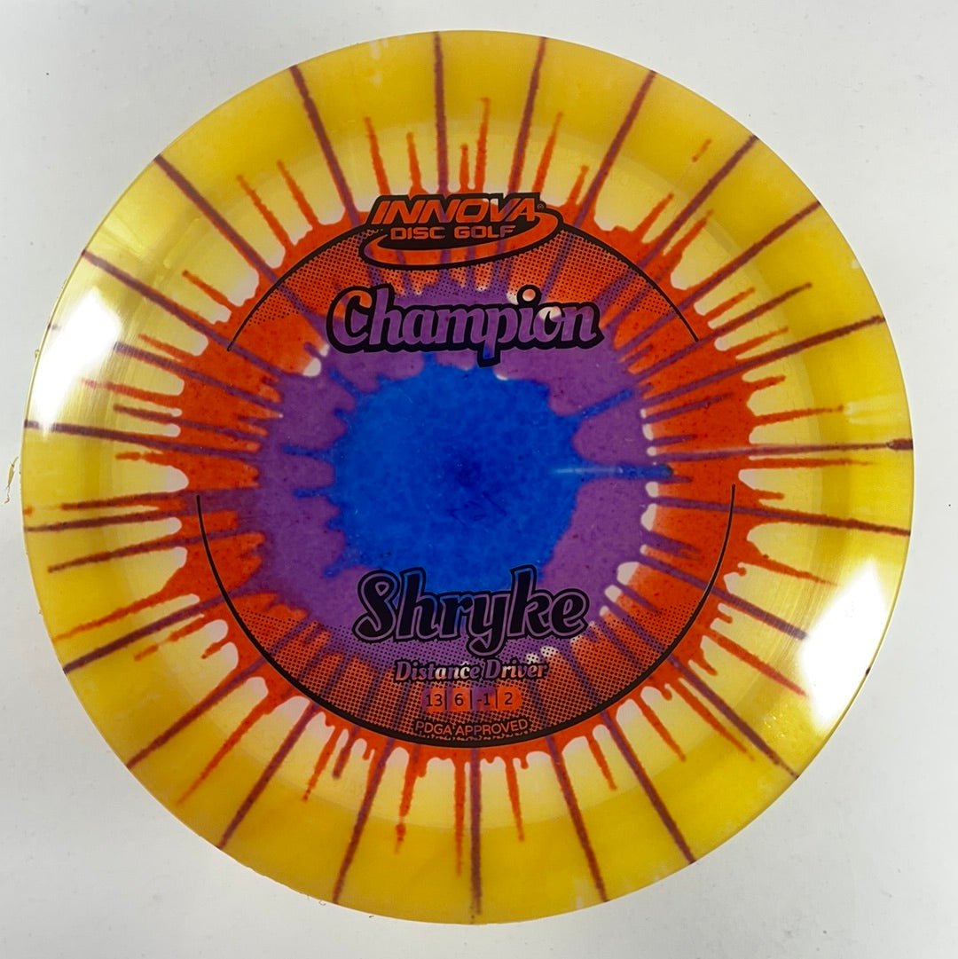 Innova Champion Discs Shryke | Champion I-Dye | Yellow/Black 167g Disc Golf
