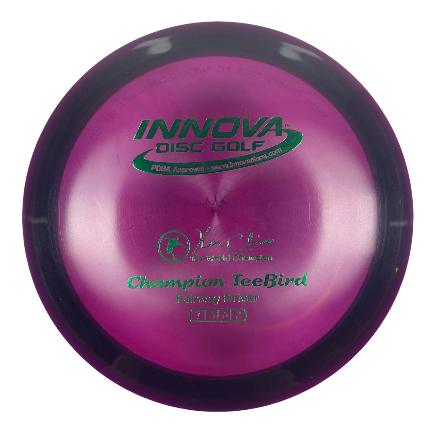 Innova Champion Discs Teebird | Champion | Purple/Green 173g Disc Golf